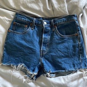 Levi’s 501 cut offs, size 28